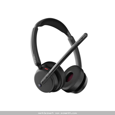 Epos Impact 500, Binaurales (beidseitiges)-Headset, Bluetooth ANC, MS Teams zertifiziert, incl. USB-C Dongle mit USB-A-Adapter