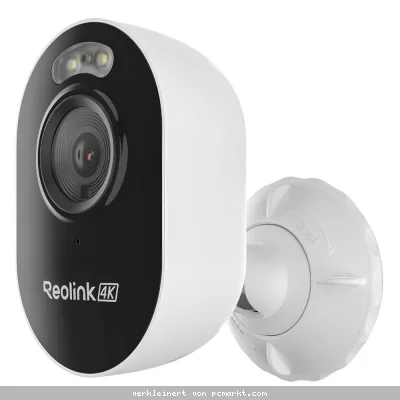 Reolink Lumus Series E450 WLAN Überwachungskamera 8MP (3840x2160), IP65-Wetterschutz, Nachtsicht in Farbe, Leistungsstarkes Spotlight