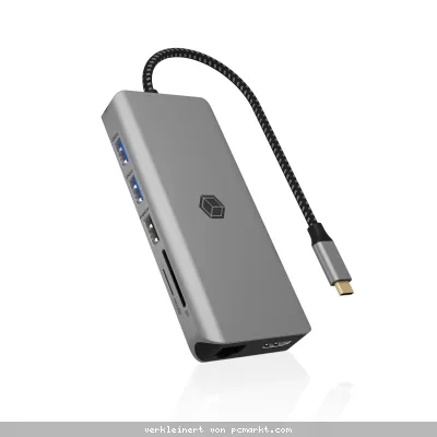 ICY BOX 12-in-1 USB Type-C® Dock mit PD bis zu 100 W