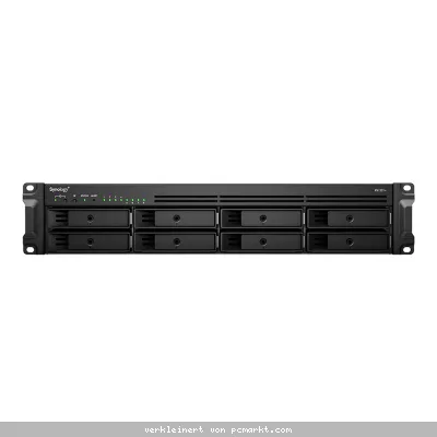 Synology RackStation RS1221RP+ 8-Bay NAS [2,5"/3,5" SATA HDD/SSD, 4x Gigabit LAN, 2x USB 3.0, 4GB RAM]