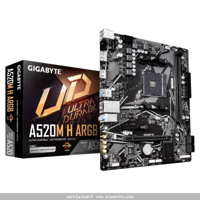 GIGABYTE A520M H ARGB Mainboard Sockel AM4