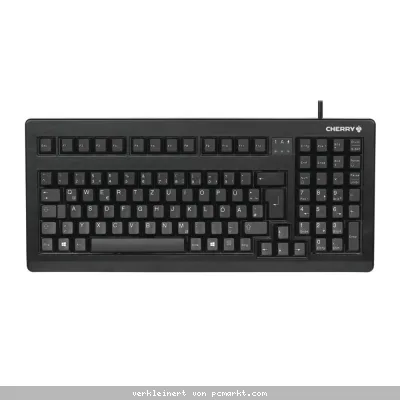 Cherry G80-1800, Kompakte 19" PC-Tastatur USB-Anschluss (inkl. PS/2 über Adapter)