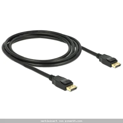 Delock Kabel Displayport 1.2 Stecker > Displayport Stecker [2m 4K]