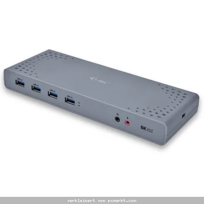 i-tec USB-C / USB-A 3.0 4K DUAL VIDEO DOCKING STATION [2x HDMI, 2x DP-Port 1x USB-C 3.1, 6x USB 3.0 Typ A, 1x GLAN]