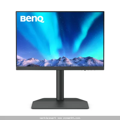 BenQ SW242Q Professioneller Foto-Monitor 61,2 cm (24,1 Zoll) 2K (2560 x 1600), IPS, 60Hz, HDMI, DisplayPort, USB-C, SD Card Reader, KVM Switch enthalt