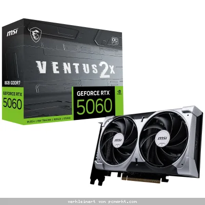 MSI GeForce RTX 5060 8G VENTUS 2X OC - 8GB GDDR7, HDMI, 3x DP