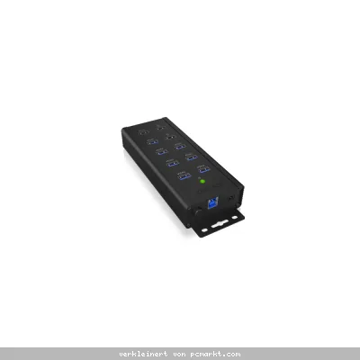 ICY BOX IB-HUB1703-QC3 - 7 Port USB 3.0 Hub mit 3 Ladeanschlüsse