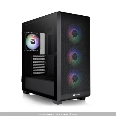 Thermaltake S250 TG ARGB Black | PC-Gehäuse