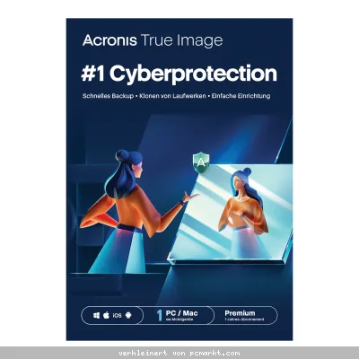 Acronis True Image Premium [1 Gerät - 1 Jahr] 1 TB Acronis Cloud Storage