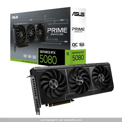 ASUS Prime GeForce RTX 5080 OC - 16GB GDDR7, HDMI, 3x DP
