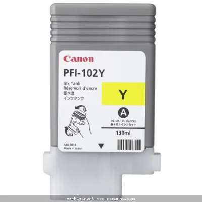 Canon Druckerpatrone PFI-102Y, pigmentiertes Gelb