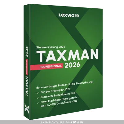 TAXMAN professional 2026 (1-Platz Lizenz)