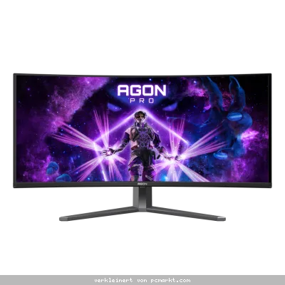 AOC Agon PRO AG346UCD 34 Zoll WQHD OLED Curved Gaming Monitor, 175 Hz, 0.03 ms, FreeSync Premium Pro, G-Sync comp., HDR400 (3440x1440, 2x HDMI, Displa