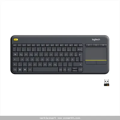 Logitech Wireless Touch Keyboard K400 Plus inklusive Touchpad, Tastatur, kabellos
