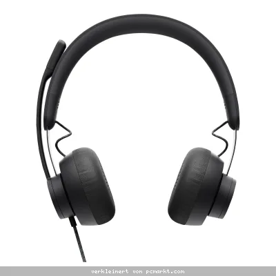 Logitech Zone Wired Headset, MS Teams zertifiziert, USB-Anschluss, Rauschunterdrückung, kabelgebunden, graphit