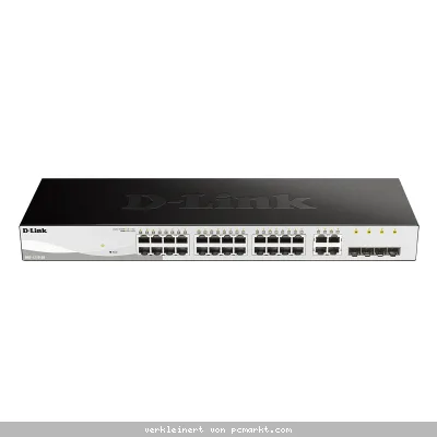 D-Link DGS-1210-28 Smart+ Managed Switch 24x Gigabit Ethernet, 4x GbE/SFP Combo