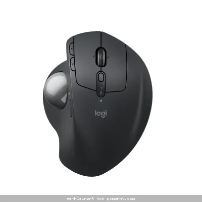 Logitech MX Ergo S Kabellose Trackball-Maus, schwarz
