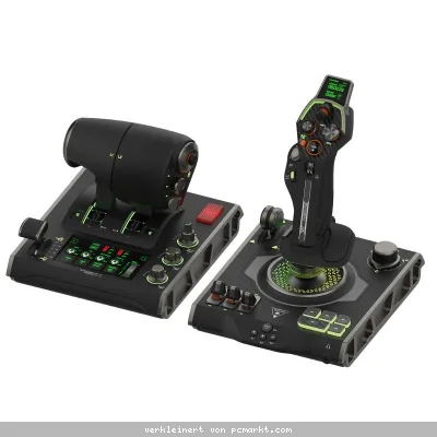 Turtlebeach VelocityOne Flightdeck Universeller HOTAS-Simulation-Joystick & Schubhebel mit Touch-Display für PC