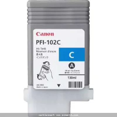 Canon Druckerpatrone PFI-102C, pigmentiertes Cyan