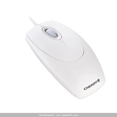 CHERRY WheelMouse Optical M-5400-0 kabelgebunden, weiß-grau, USB, PS/2-Adapter