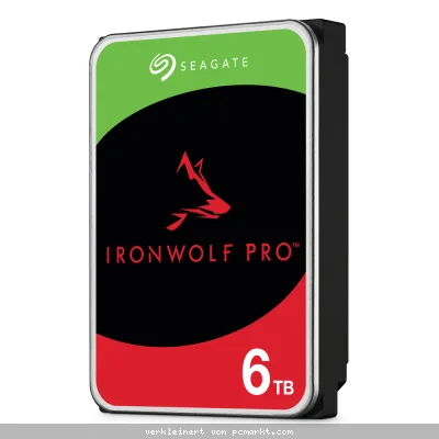 Seagate IronWolf Pro 6TB 3.5 Zoll SATA Interne NAS Festplatte (CMR)