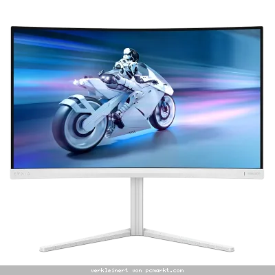 Philips Evnia 27M2C5501/00 27 Zoll QHD Curved Gaming Monitor, 180 Hz, 1 ms GtG, FreeSync Premium (2560x1440, 2x HDMI 2.0, 1x DisplayPort1.4) weiss