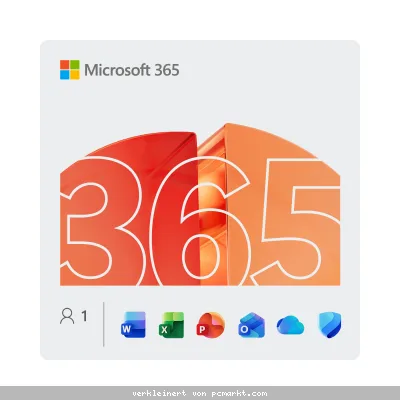 Microsoft 365 Single [1 Benutzer / 1 Jahr / 1 TB OneDrive]