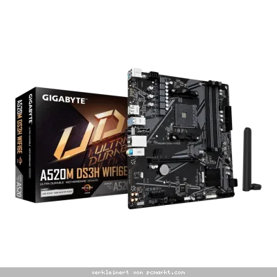GIGABYTE A520M DS3H WIFI6E Mainboard Sockel AM4
