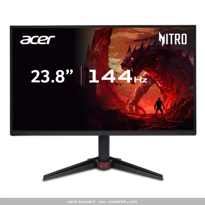 Acer Nitro VG0 (VG240YP6bip) 23,8" Full-HD Gaming Monitor 60,5 cm (23,8"), IPS, 144Hz, 99% sRGB, 1x HDMI, 1x DP