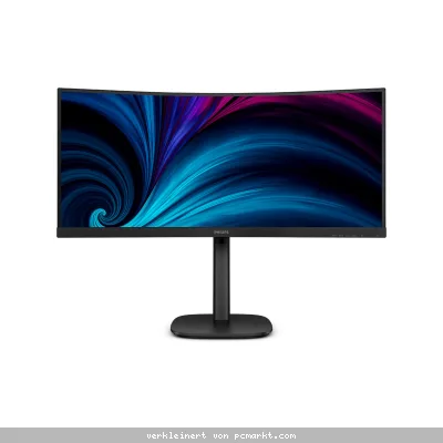 Philips 34B2U3600C/00 - 34 Zoll WQHD Curved Monitor, höhenverstellbar, Lautsprecher (3440x1440, 120 Hz, 1x HDMI 2.0, 1x DP 1.2, 1x USB-C, schwarz