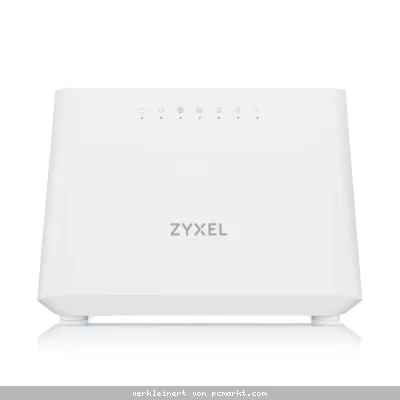 Zyxel DX3301-T0-DE01V1F DSL WiFi 6 Modem Router AX1800 Dual-Band, VDSL2 bis zu 100 Mbit/s, 4x GbE LAN