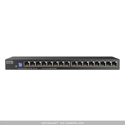 Zyxel GS1100-16ES Unmanaged Switch 16-Port, 16x Gigabit Ethernet