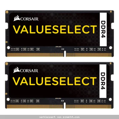 Corsair ValueSelect 16GB Kit (2x8GB) DDR4-2133 CL15 SO-DIMM Arbeitsspeicher