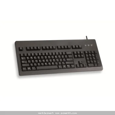 CHERRY G80-3000 USB (PS/2 über Adapter) Tastatur Schwarz