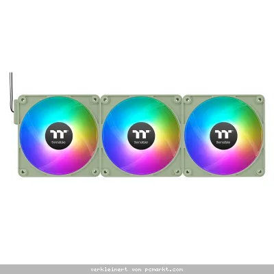 Thermaltake CT120 EX ARGB Sync Matcha Green 3er-Pack | Gehäuselüfter