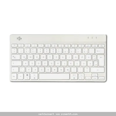 R-Go Compact Break ergonomische Tastatur, QWERTZ (DE), bluetooth, weiß