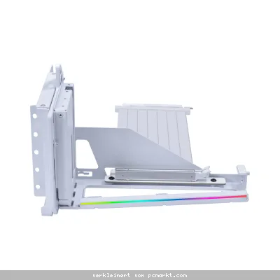 Lian Li Vertikales GPU-Bracket V4 PCIe 5.0-Riser weiß