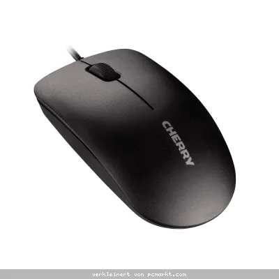CHERRY MC 1000 kabelgebundene Maus, Infrarot Sensor, USB, 3 Tasten, 1.200 dpi, schwarz