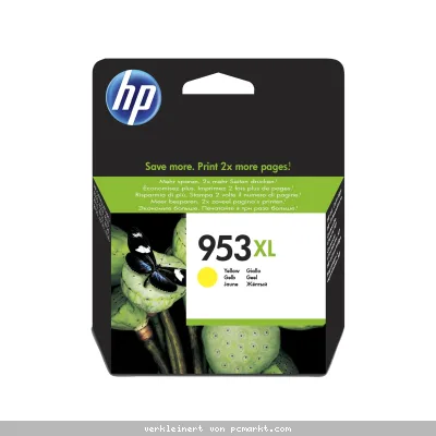 HP 953XL (F6U18AE) Original Tintenpatrone Gelb Kompatibilität: HP OfficeJet Pro 870er, 770er Serie