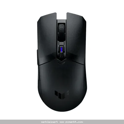 ASUS TUF M4 Wireless Gaming Maus kabellose Gaming Maus mit 12.000 DPI und 62 Gramm Gewicht