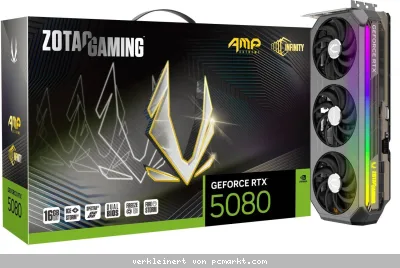 ZOTAC GAMING GeForce RTX 5080 AMP EXTREME INFINITY - 16GB GDDR7, HDMI, 3x DP