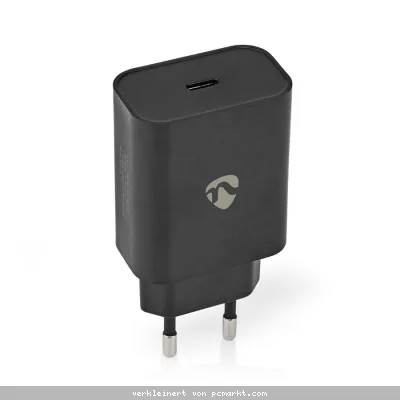 Nedis Netzladegerät 32 W Schnellladefunktion 1.5 2.0 2 - Anzahl der Ausgänge: 1, USB-C™, Automatische Spannungswahl
