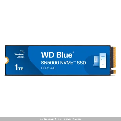 WD Blue SN5000 SSD 1TB M.2 PCIe Gen4 NVMe Internes Solid-State-Module