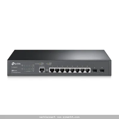 TP-Link TL-SG3210 JetStream Managed Switch 10-Port, Managed, 8x Gigabit RJ45, 2x Gigabit SFP