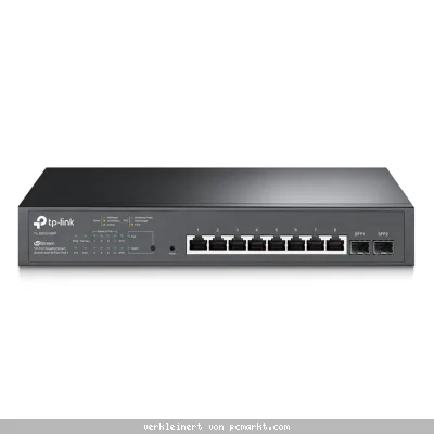 TP-Link Omada TL-SG2210MP Netzwerk-Switch 10-Port, Smart Managed, 8x Gigabit RJ45, 2x Gigabit SFP, 8x PoE+, 150W