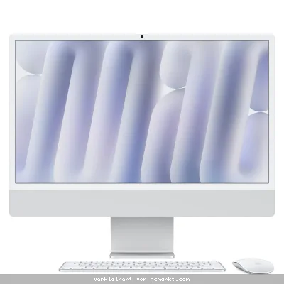 Apple iMac MD3H4D/A Silber Nanotexturglas 61cm(24'') M4 10-Core Chip, 10-Core GPU, 16GB Ram, 256GB SSD
