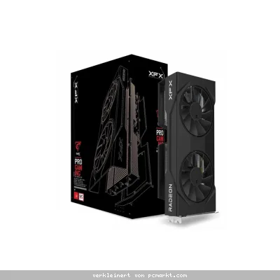 XFX Radeon RX 9060XT Swift Dual Fan OC Black 16GB - 16GB GDDR6, 2x HDMI, 2x DP