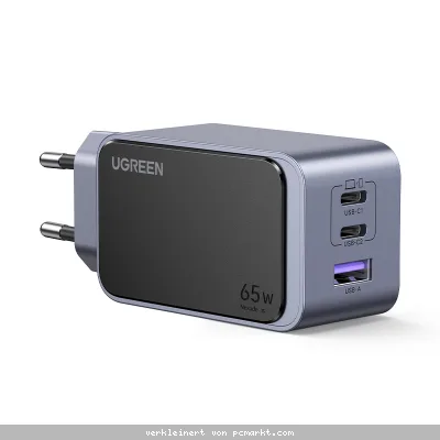 UGREEN Nexode X553 65W 3-Port GaN Fast Charger 2x USB-C 1x USB-A