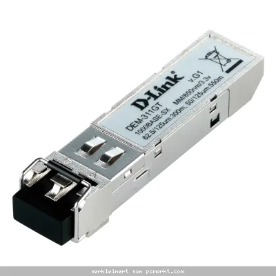 D-Link DEM-311GT Transceiver-Modul SFP, 1000Base-SX, 1 Gbit/s, LC Duplex, bis zu 550 m