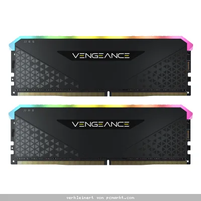 Corsair Vengeance RGB RS Schwarz 32GB Kit (2x16GB) DDR4-3200 CL16 DIMM Arbeitsspeicher